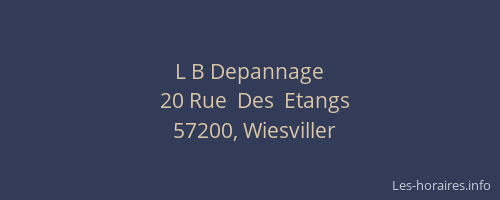 L B Depannage