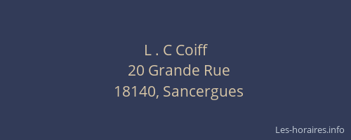 L . C Coiff