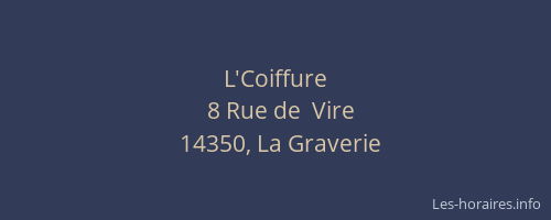 L'Coiffure