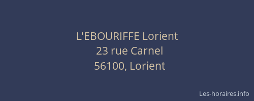 L'EBOURIFFE Lorient