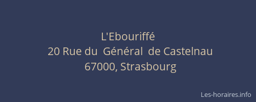 L'Ebouriffé