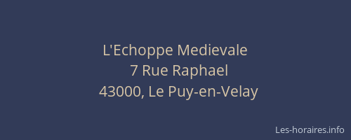 L'Echoppe Medievale