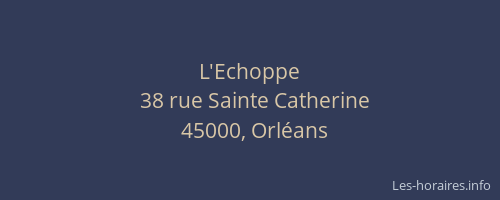 L'Echoppe