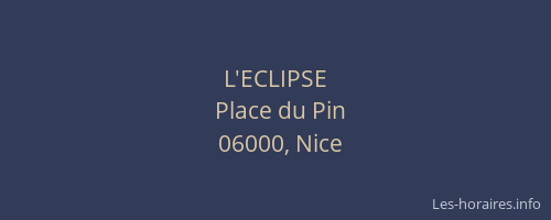 L'ECLIPSE