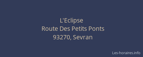 L'Eclipse
