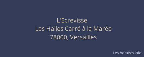 L'Ecrevisse