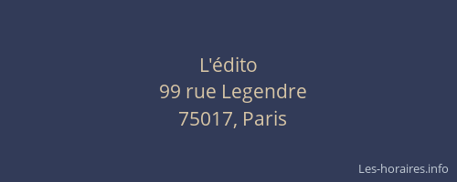 L'édito
