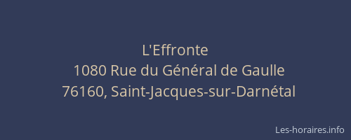L'Effronte