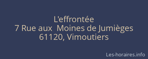 L'effrontée