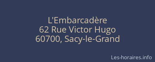 L'Embarcadère