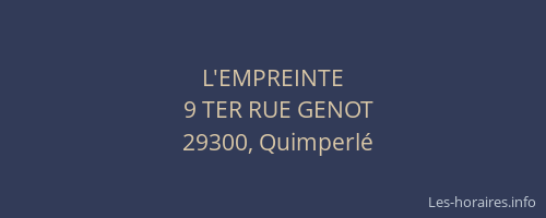 L'EMPREINTE