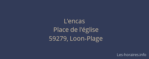 L'encas