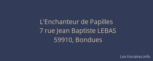 L'Enchanteur de Papilles