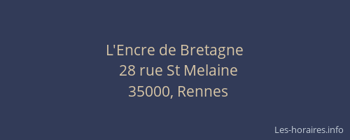 L'Encre de Bretagne