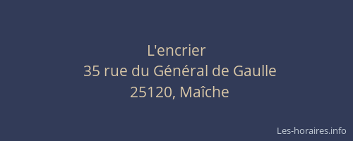 L'encrier