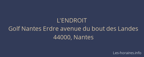 L'ENDROIT