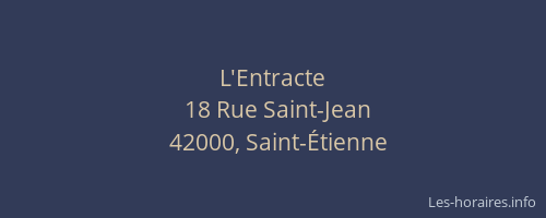 L'Entracte