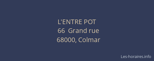 L'ENTRE POT