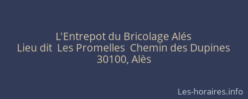 L'Entrepot du Bricolage Alés