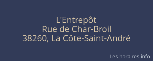 L'Entrepôt