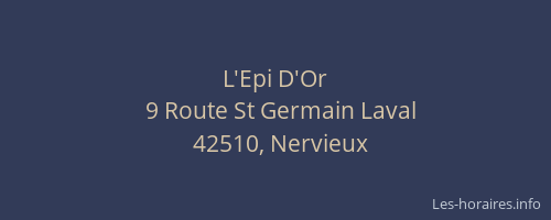 L'Epi D'Or