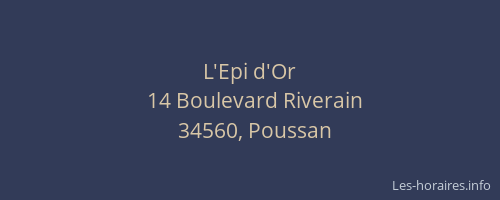 L'Epi d'Or