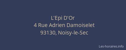 L'Epi D'Or