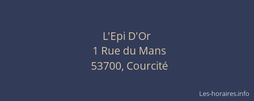 L'Epi D'Or