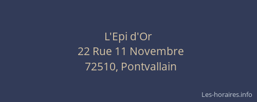 L'Epi d'Or
