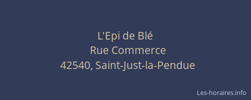 L'Epi de Blé