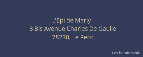 L'Epi de Marly
