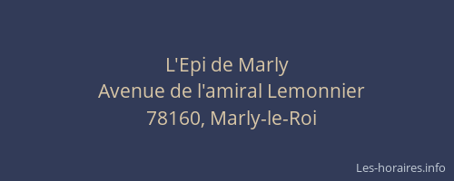 L'Epi de Marly