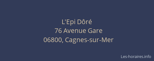 L'Epi Dôré