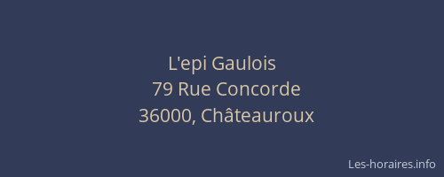 L'epi Gaulois