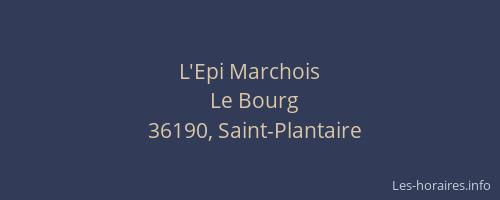 L'Epi Marchois