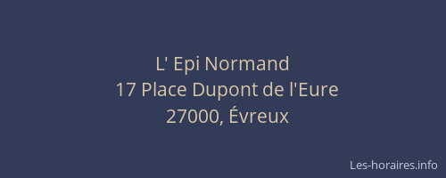 L' Epi Normand
