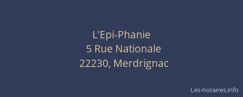 L'Epi-Phanie