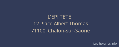 L'EPI TETE