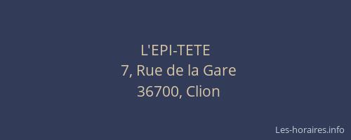 L'EPI-TETE