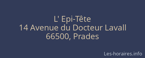 L' Epi-Tête