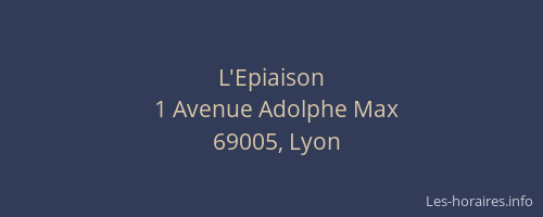 L'Epiaison