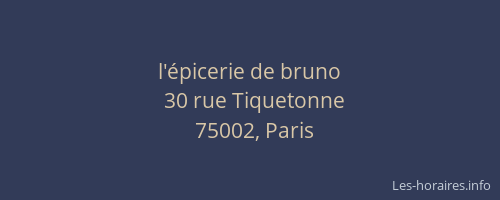 l'épicerie de bruno