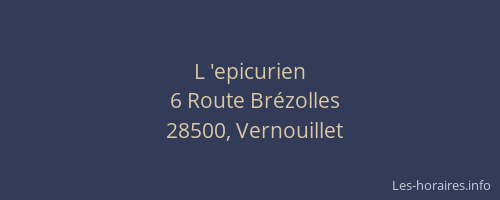 L 'epicurien