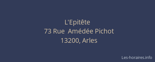 L'Epitête