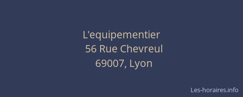 L'equipementier