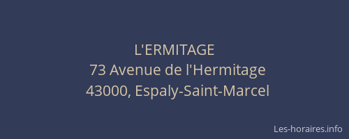 L'ERMITAGE