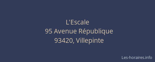 L'Escale