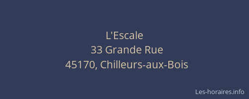 L'Escale
