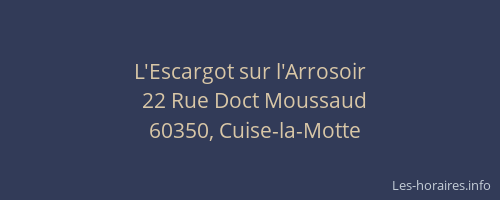 L'Escargot sur l'Arrosoir