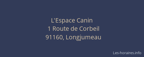 L'Espace Canin